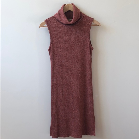 NWT Cotton Emporium Sleeveless Turtleneck Dress - Picture 2 of 7